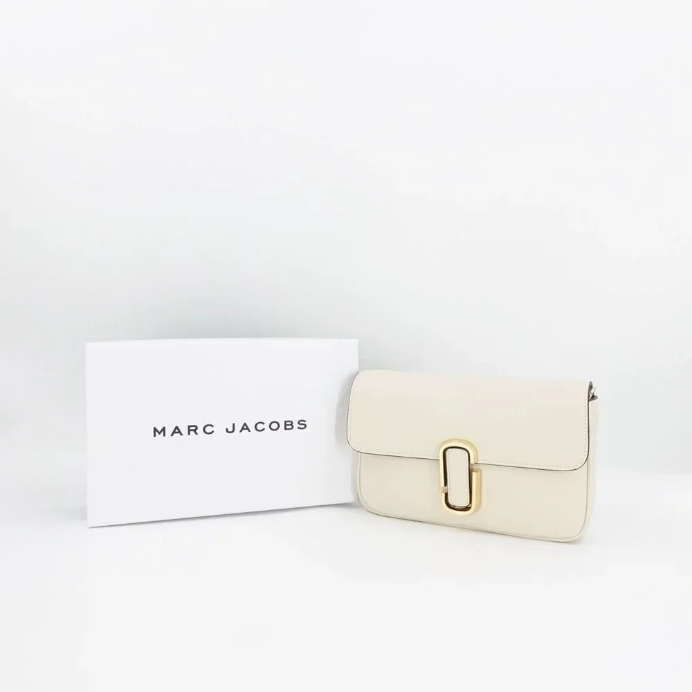 Marc Jacobs Women's The J Marc Classic Crossbody Shoulder Bag White OS